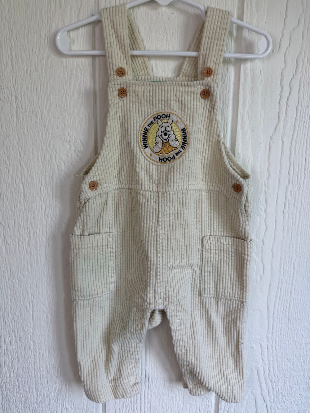 Disney Pooh Corduroy Overalls, 12 Months